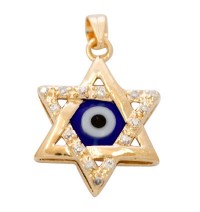 Star of David Eye Pendant